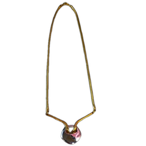 Gold and Silver Colored Necklace